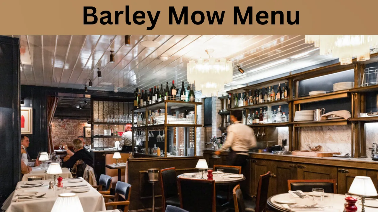 Barley Mow Menu