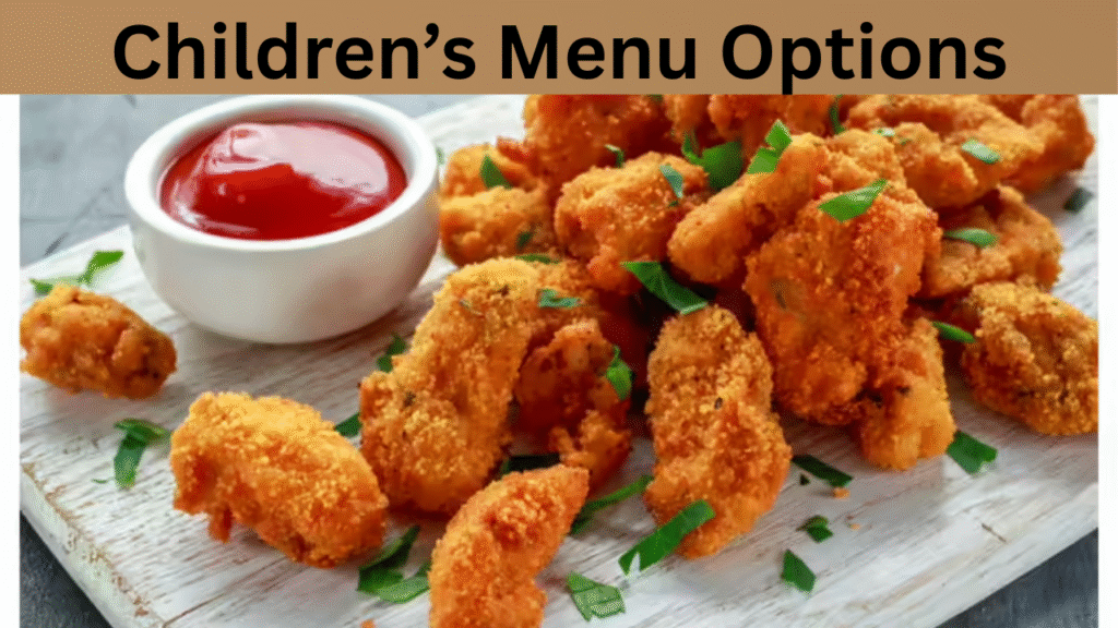 Children’s Menu Options