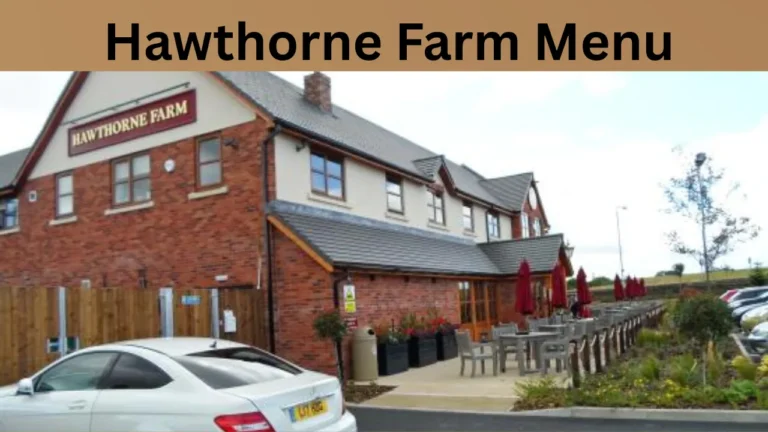 Hawthorne Farm Menu