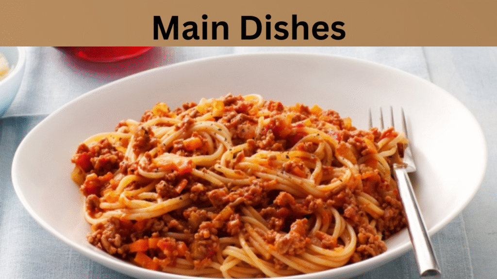 Main Dishes