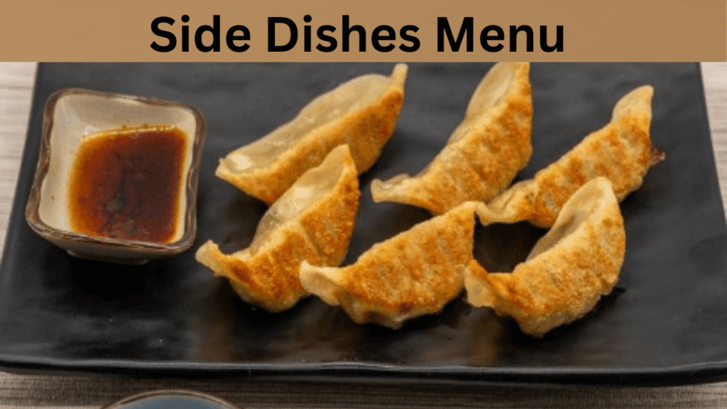 Side Dishes Menu 