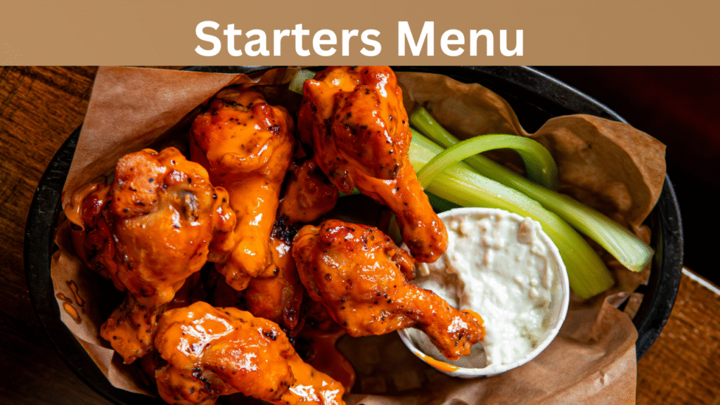 Starters Menu