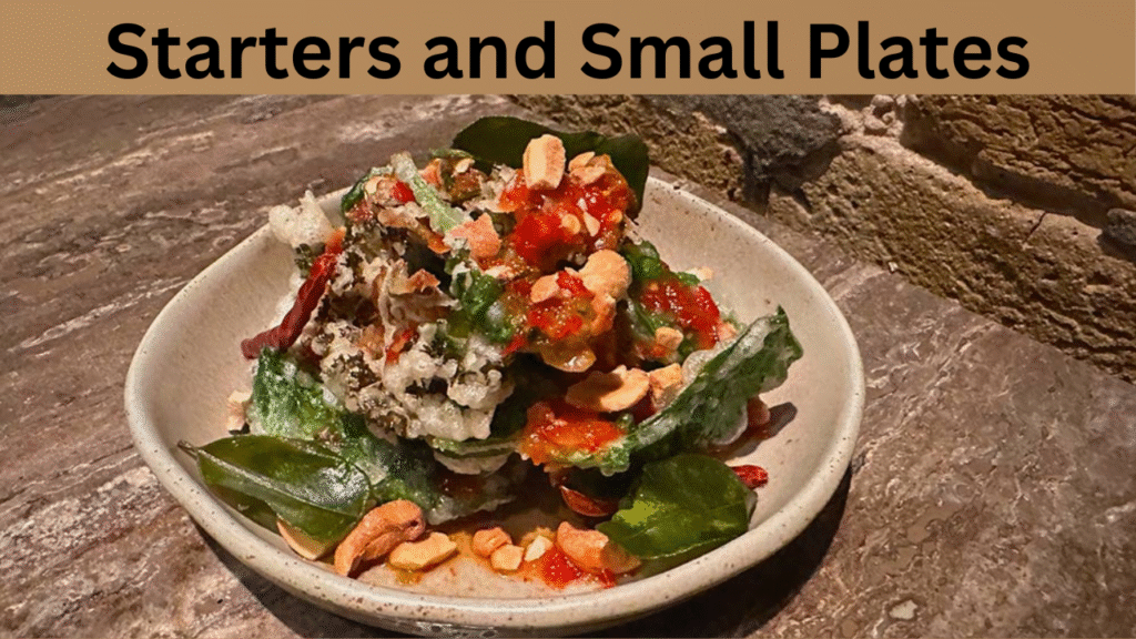 Starters and Small Plates