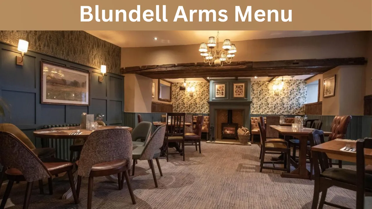 Blundell Arms Menu