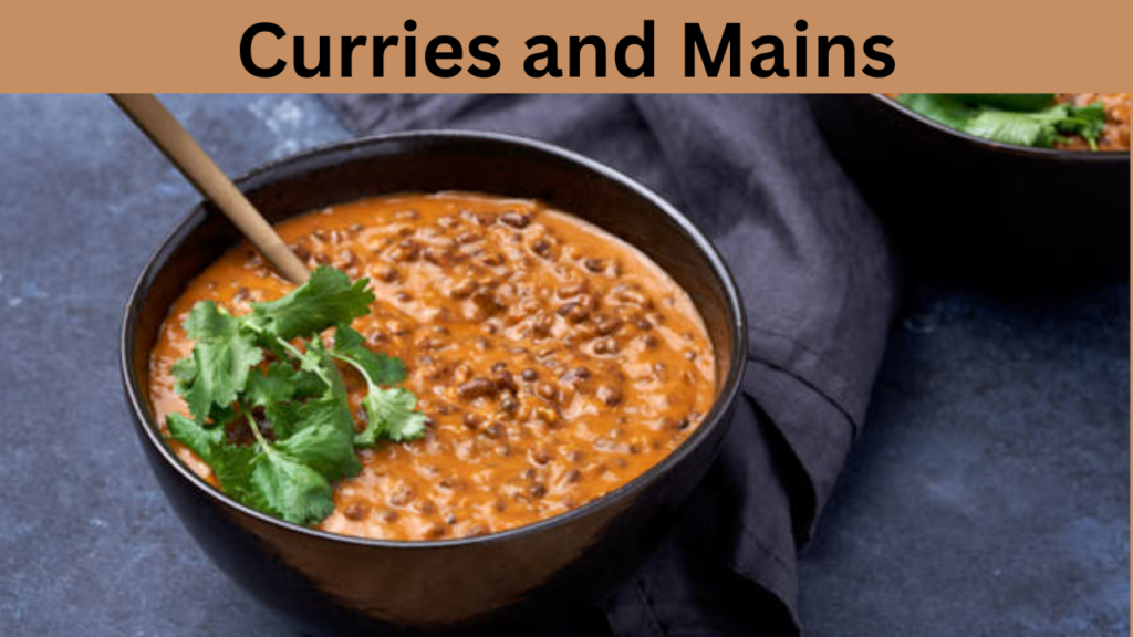 Curries and Mains