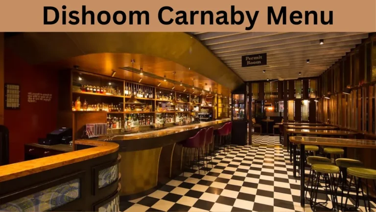 Dishoom Carnaby Menu