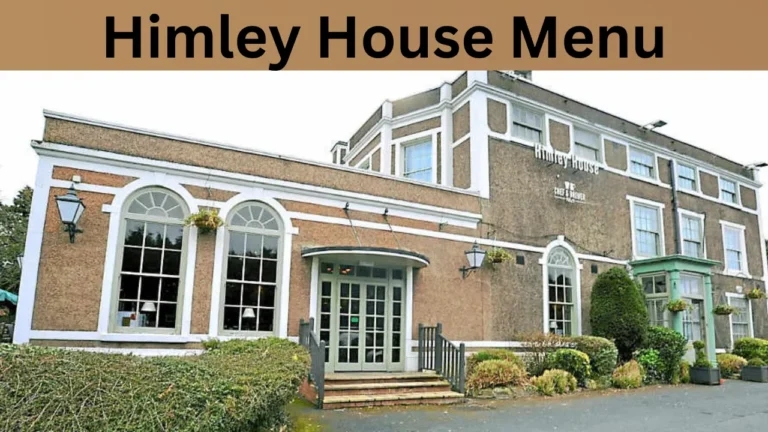 Himley House Menu