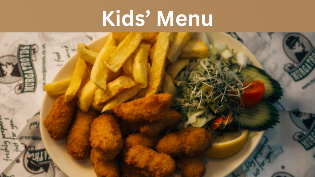 Kids’ Menu
