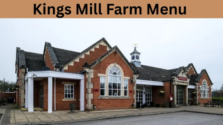 Kings Mill Farm Menu