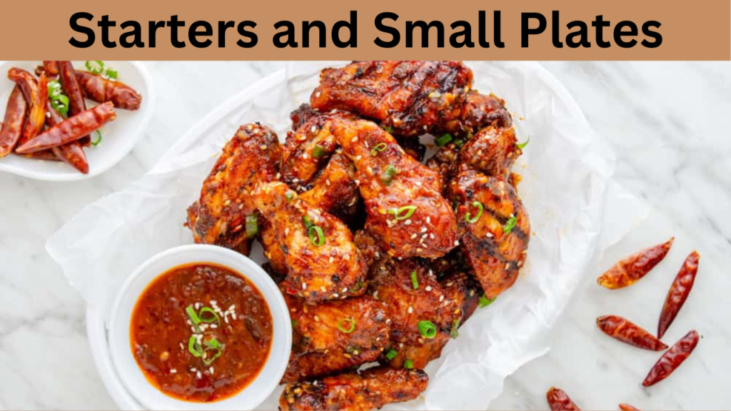 Starters and Small Plates