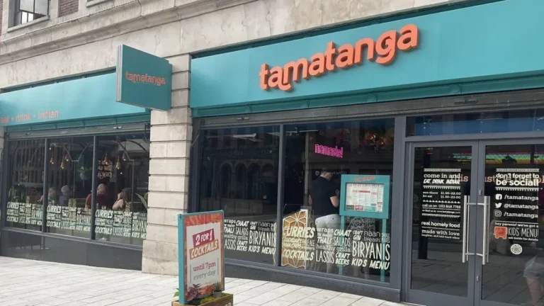 Tamatanga Birmingham Menu