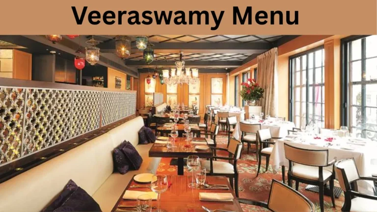 Veeraswamy Menu