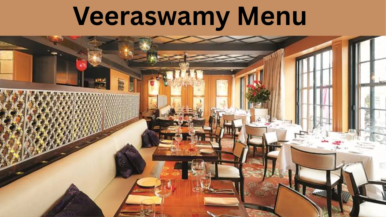 Veeraswamy Menu