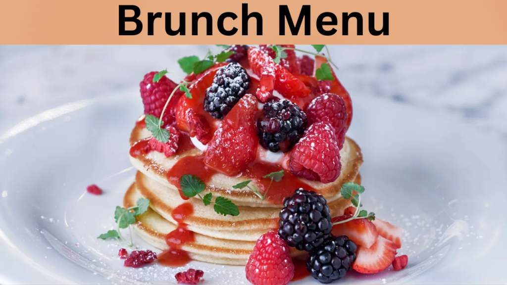 Brunch Menu