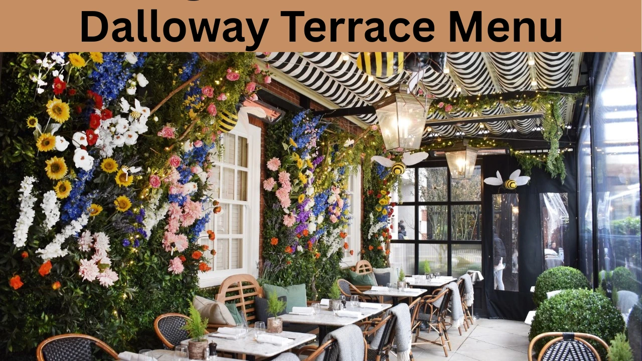 Dalloway Terrace Menu