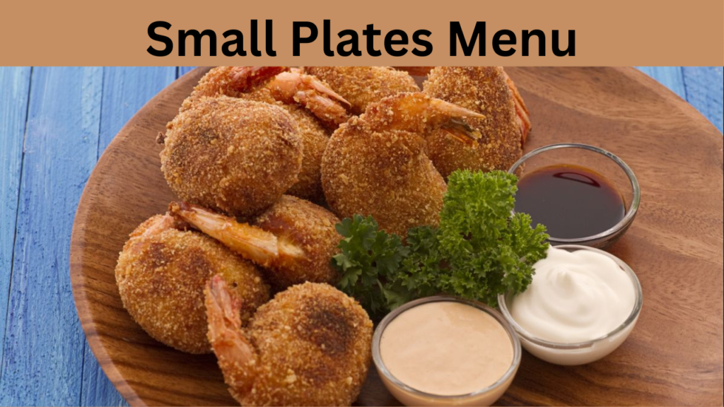Small Plates Menu
