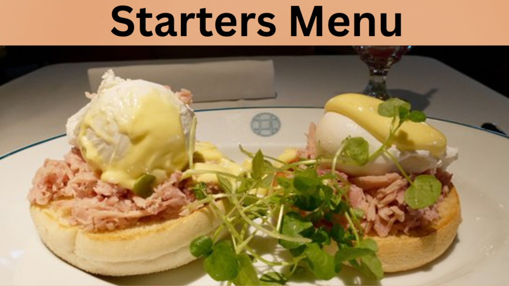 Starters Menu