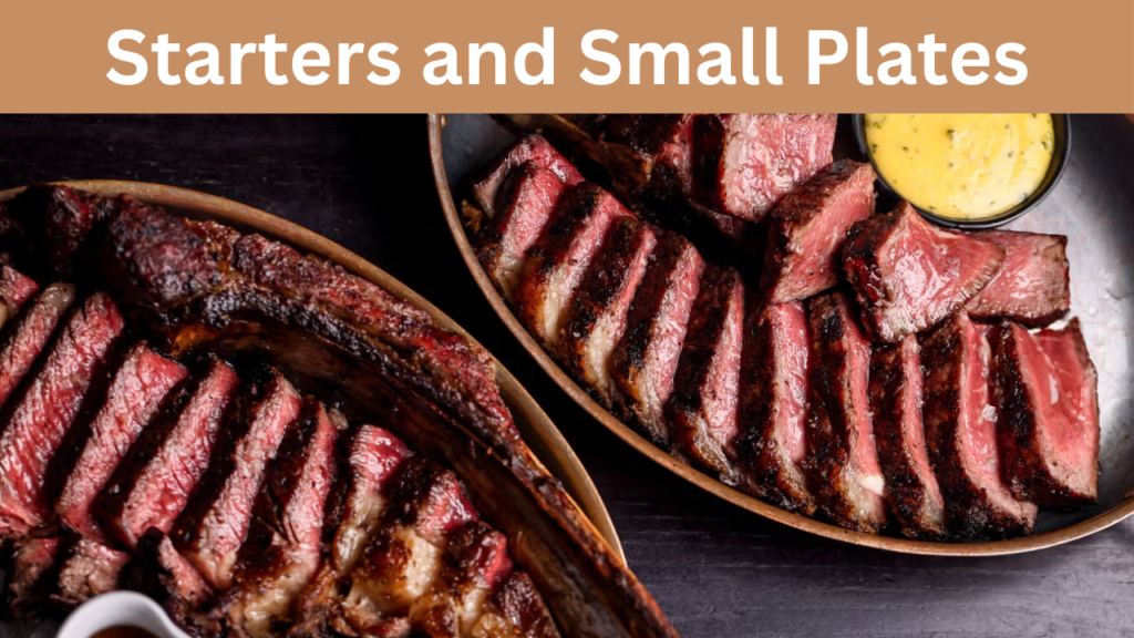 Starters and Small Plates