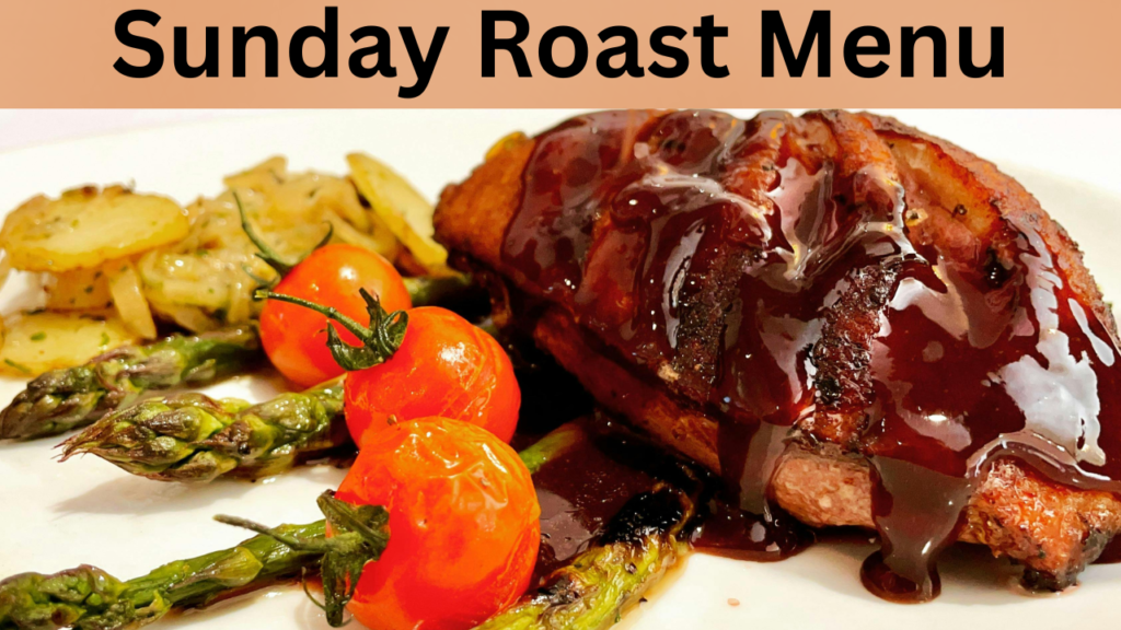 Sunday Roast Menu