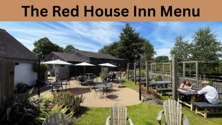 The Red House Inn Menu