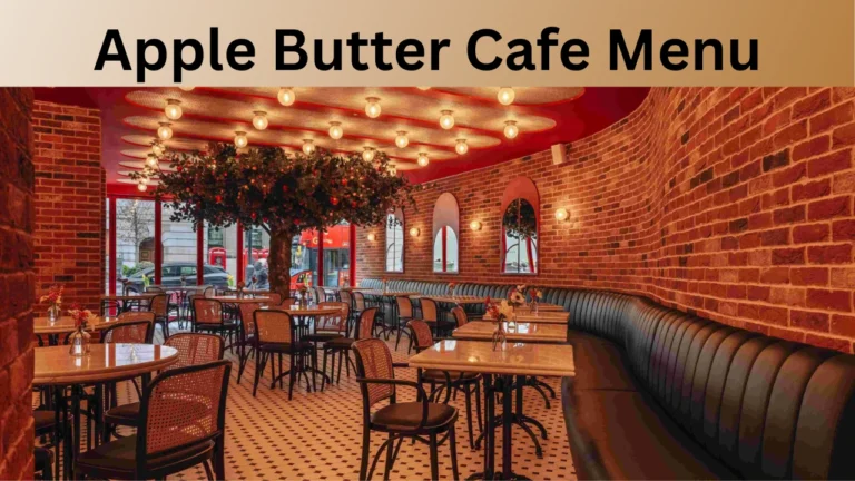 Apple Butter Cafe Menu