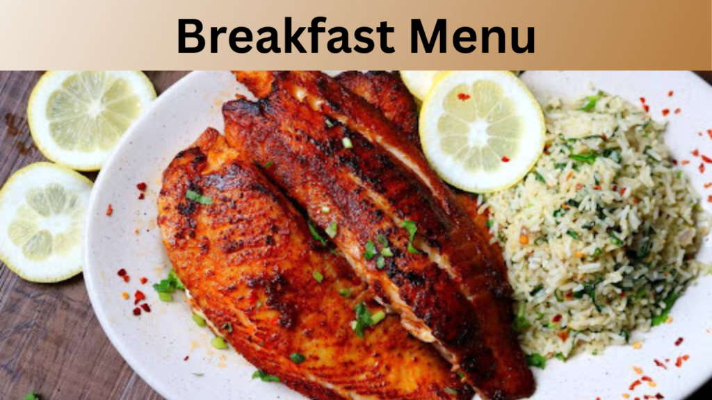 Breakfast Menu