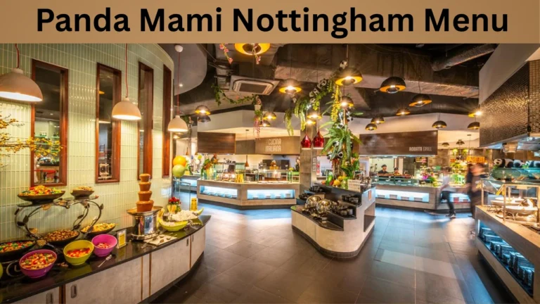 Panda Mami Nottingham Menu