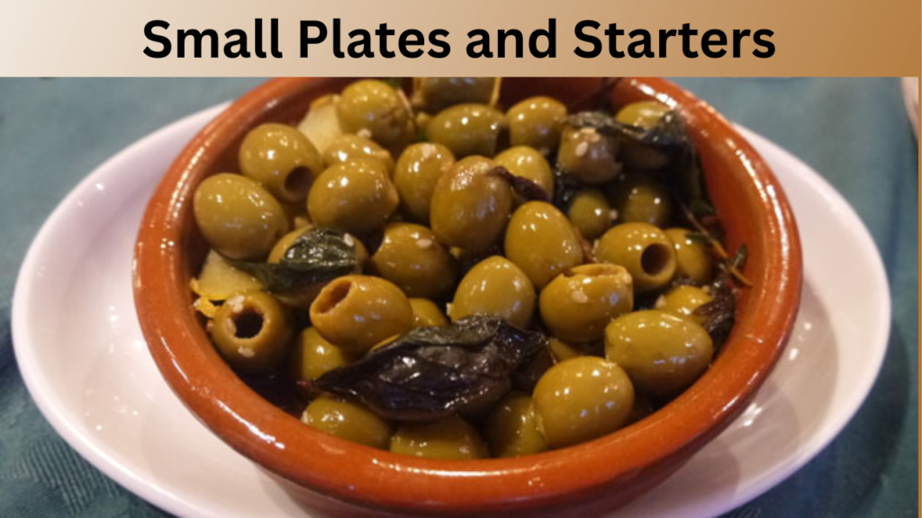 Small Plates and Starters