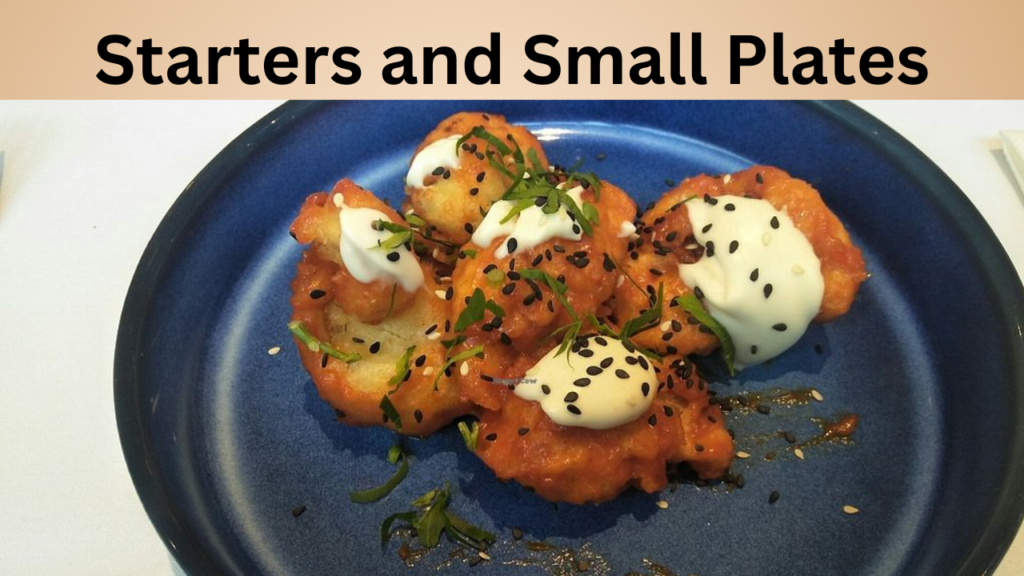 Starters and Small Plates