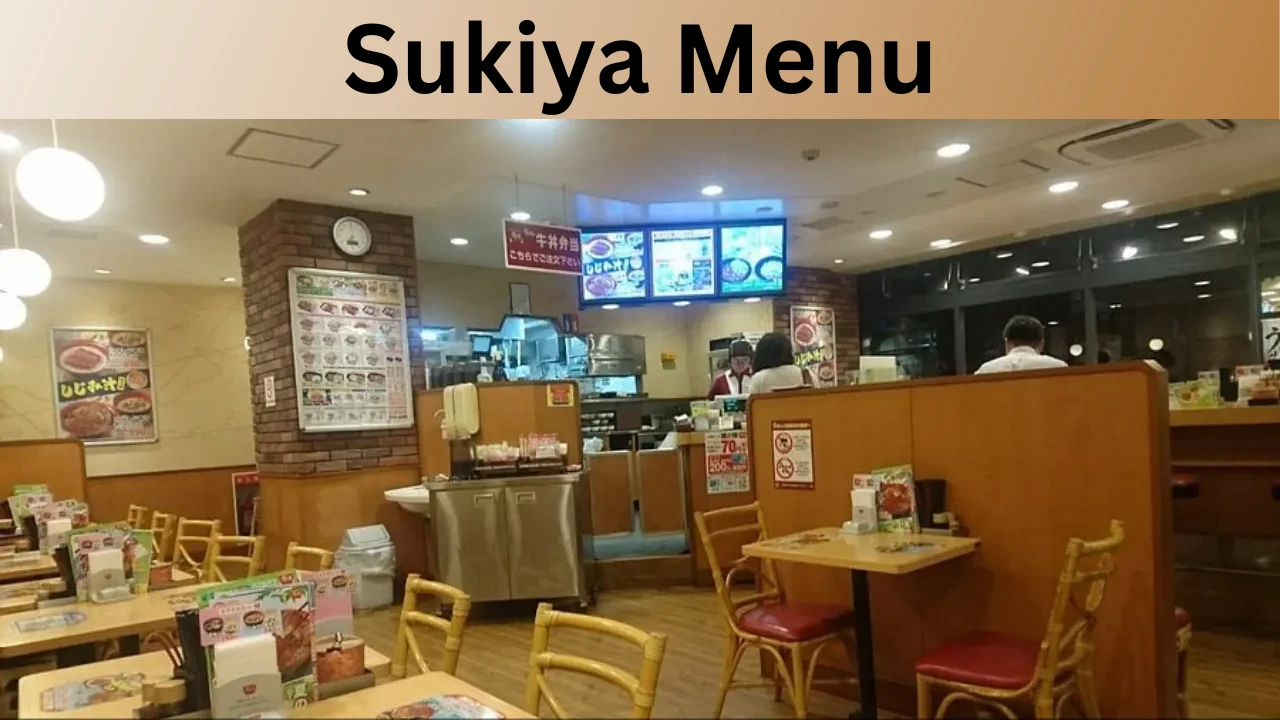 Sukiya Menu
