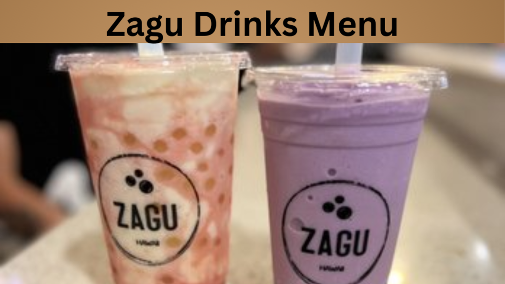 Zagu Drinks Menu