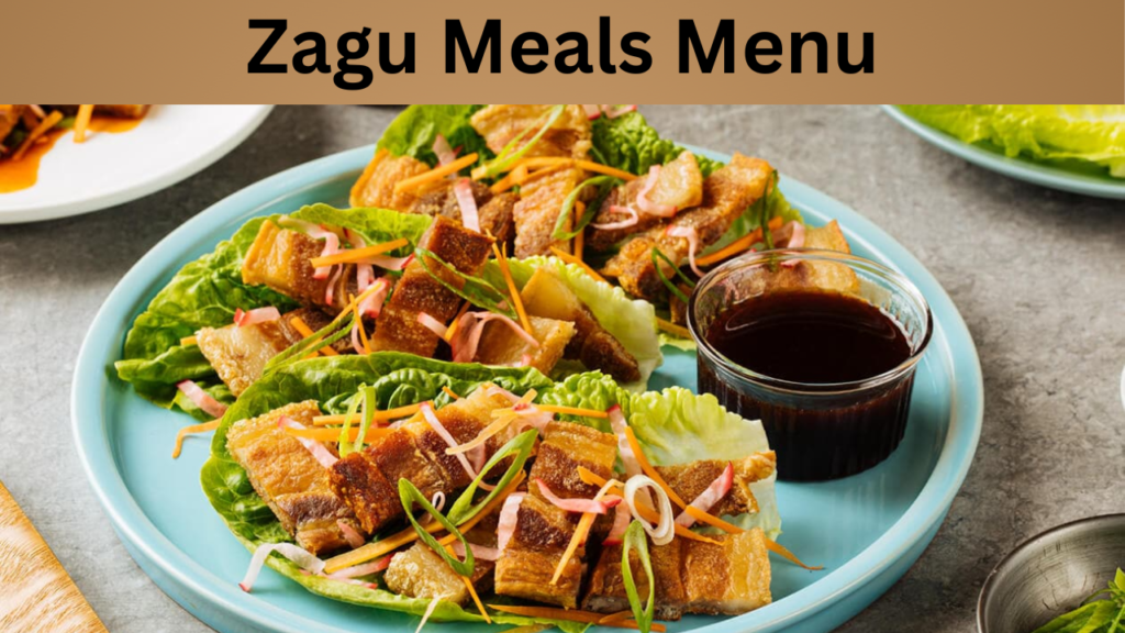 Zagu Meals Menu
