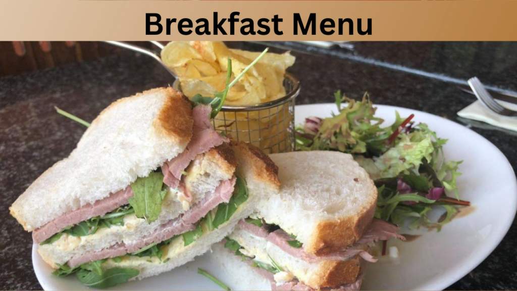Breakfast Menu