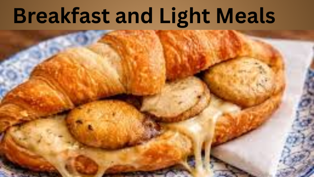 Breakfast and Light Meals