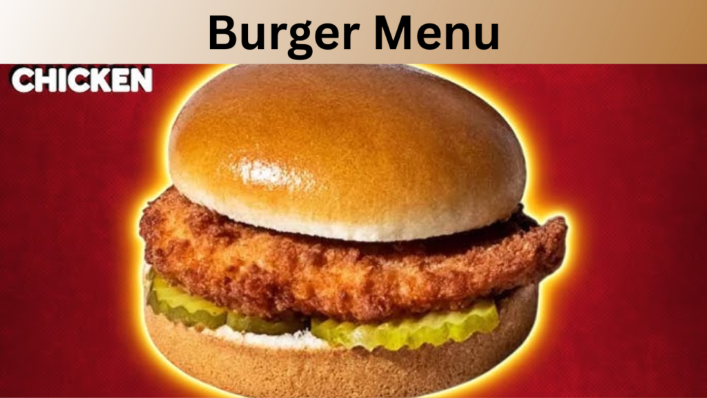 Burger Menu
