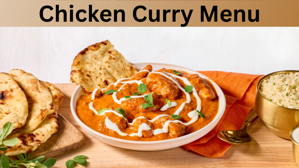 Chicken Curry Menu
