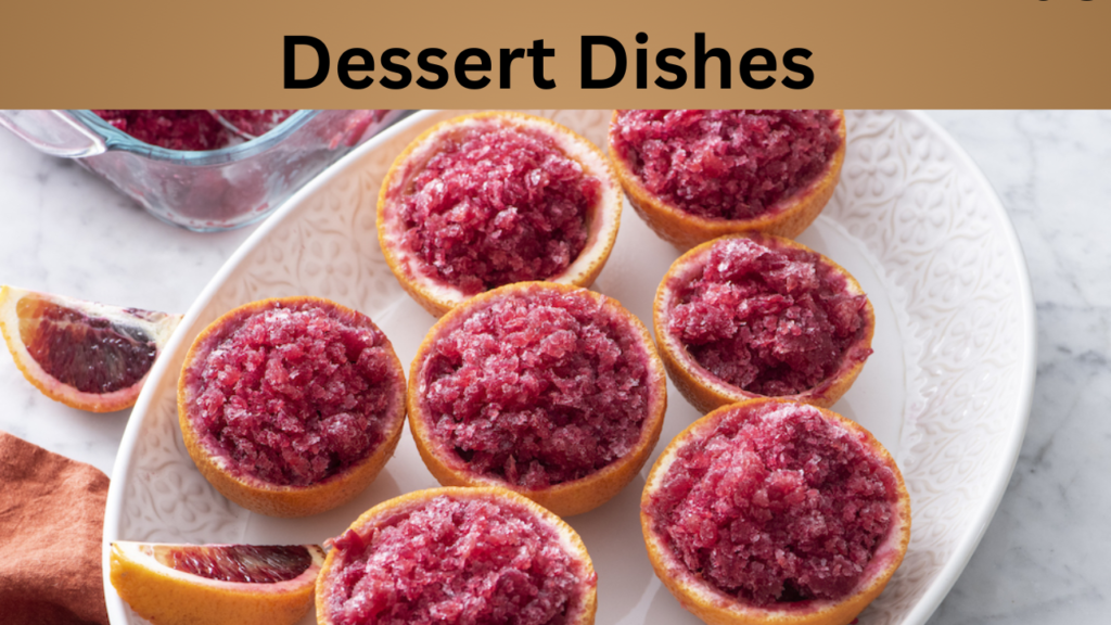 Dessert Dishes 