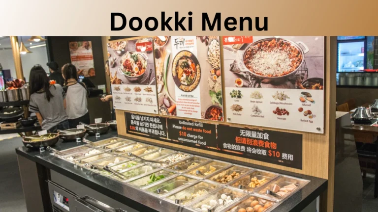 Dookki Menu