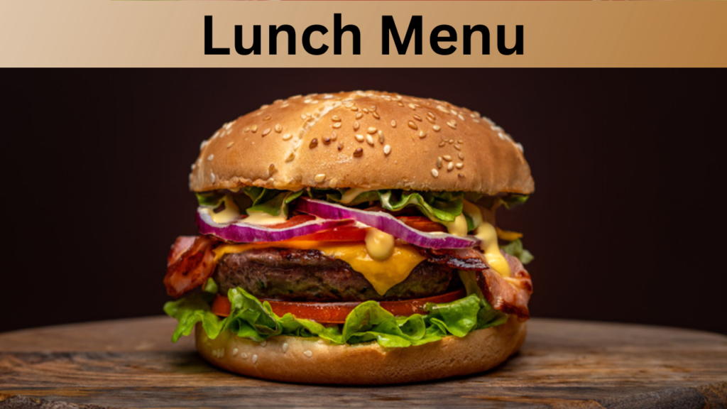 Lunch Menu