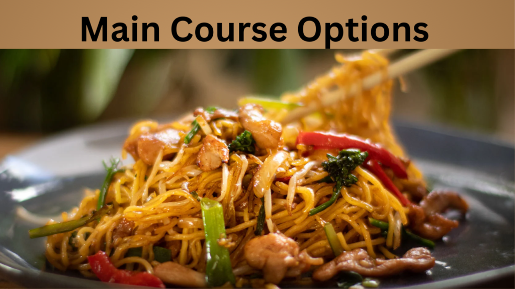 Main Course Options
