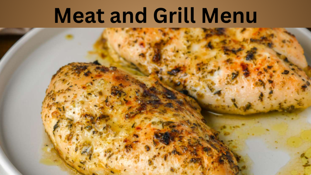 Meat and Grill Menu