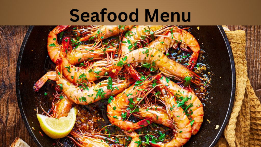 Seafood Menu