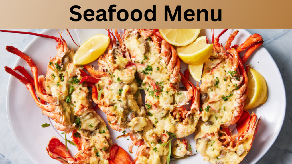 Seafood Menu