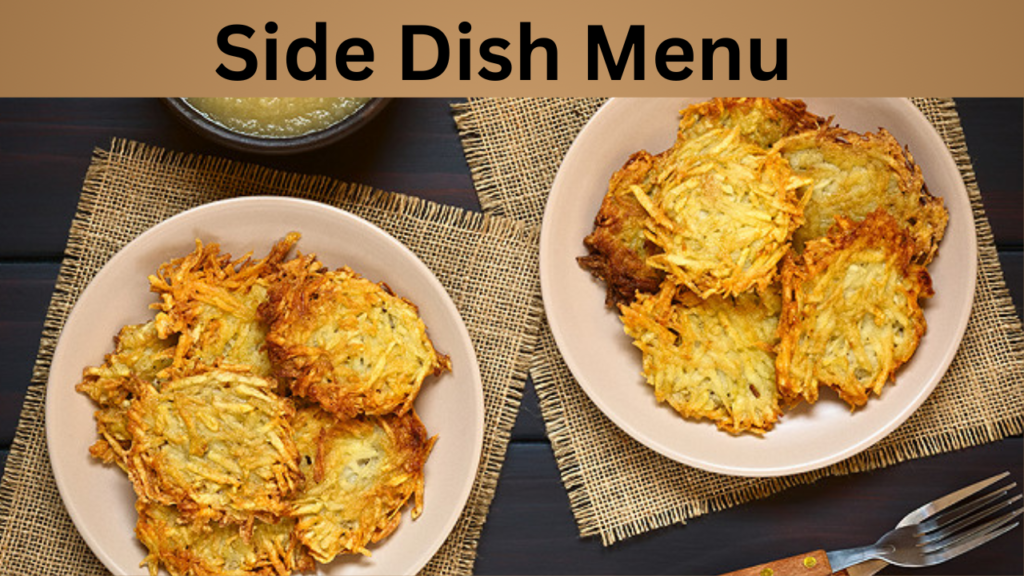 Side Dish Menu