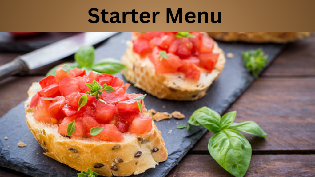 Starter Menu