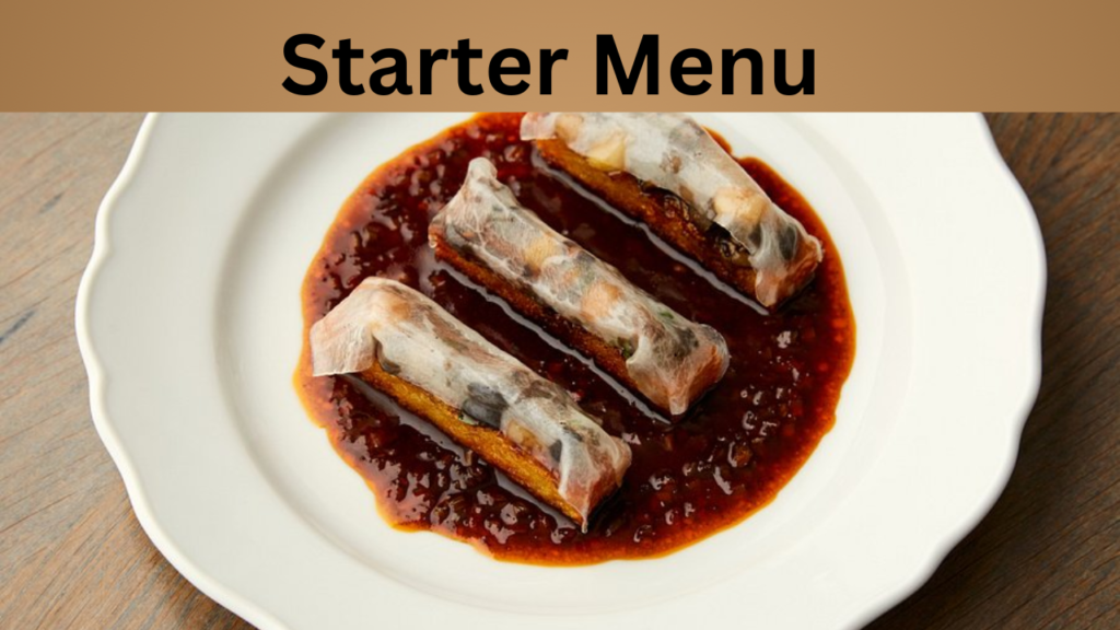 Starter Menu
