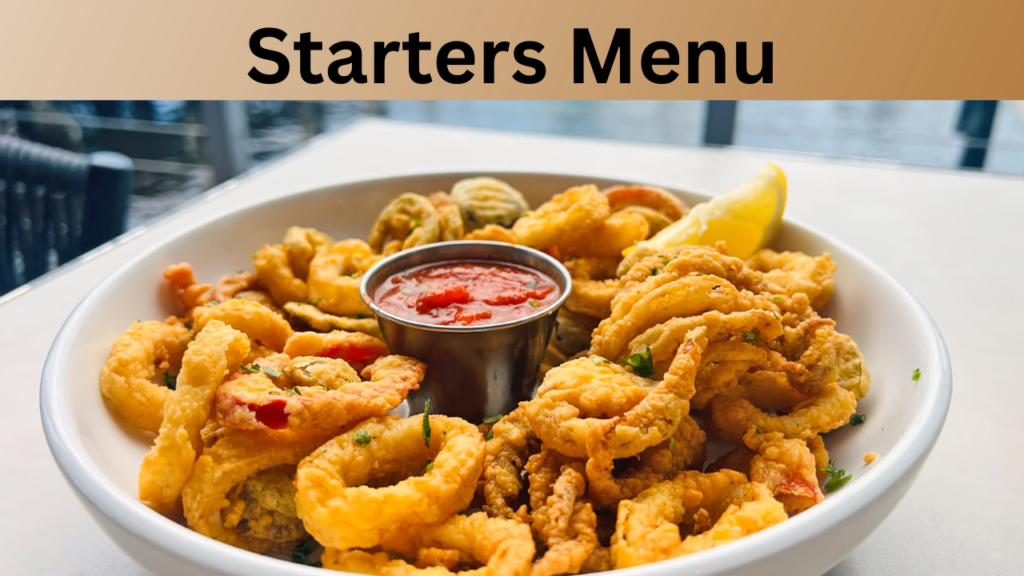 Starters Menu
