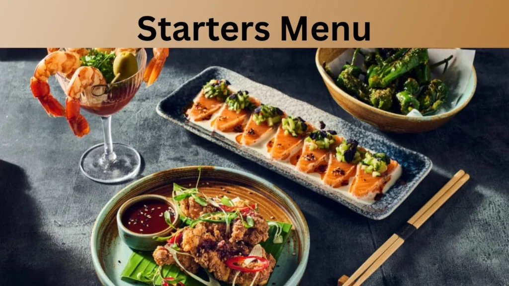 Starters Menu