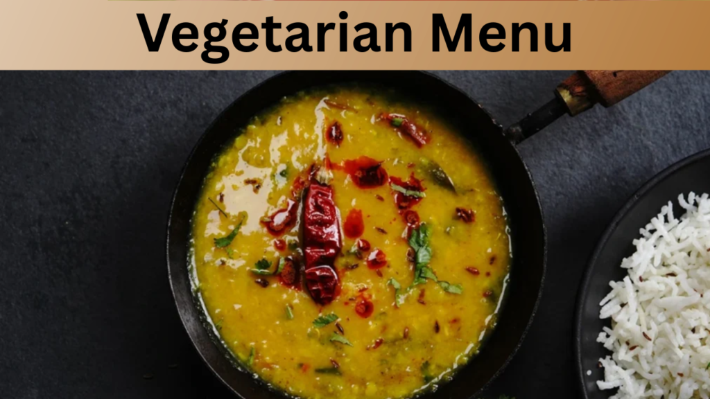 Vegetarian Menu