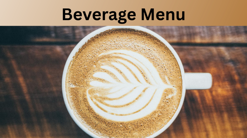 Beverage Menu